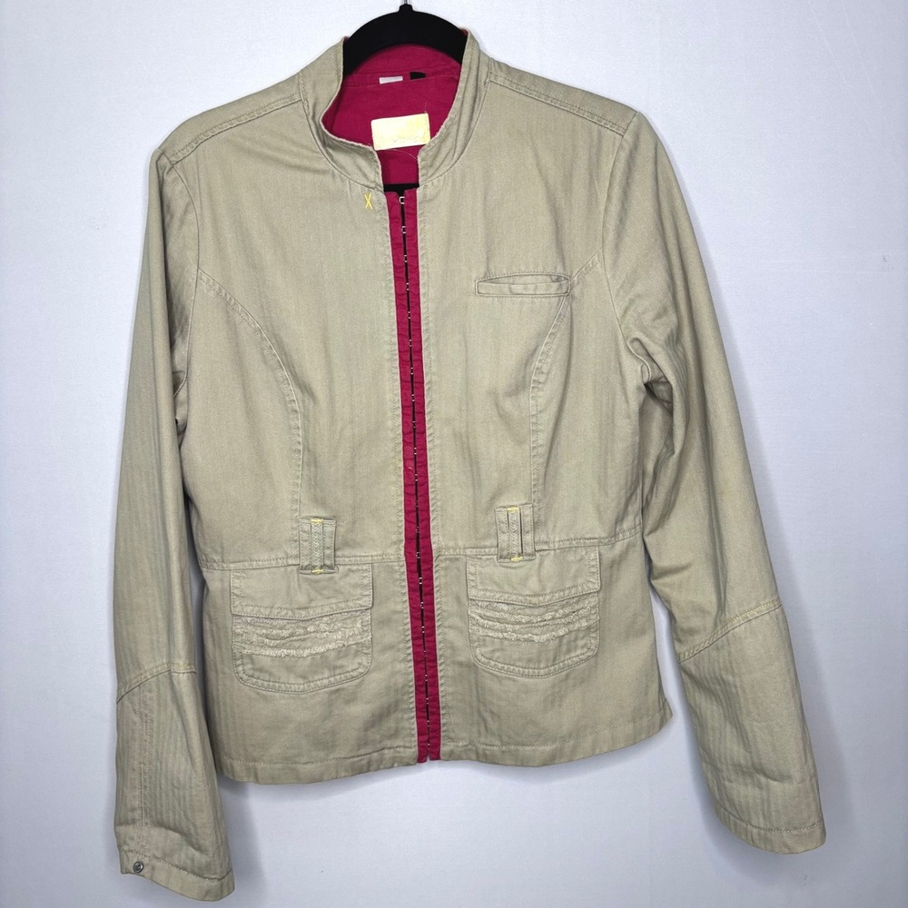 Oakley Utility Vintage Jacket‎ Size M Industrial Military Hook and Eye Closure